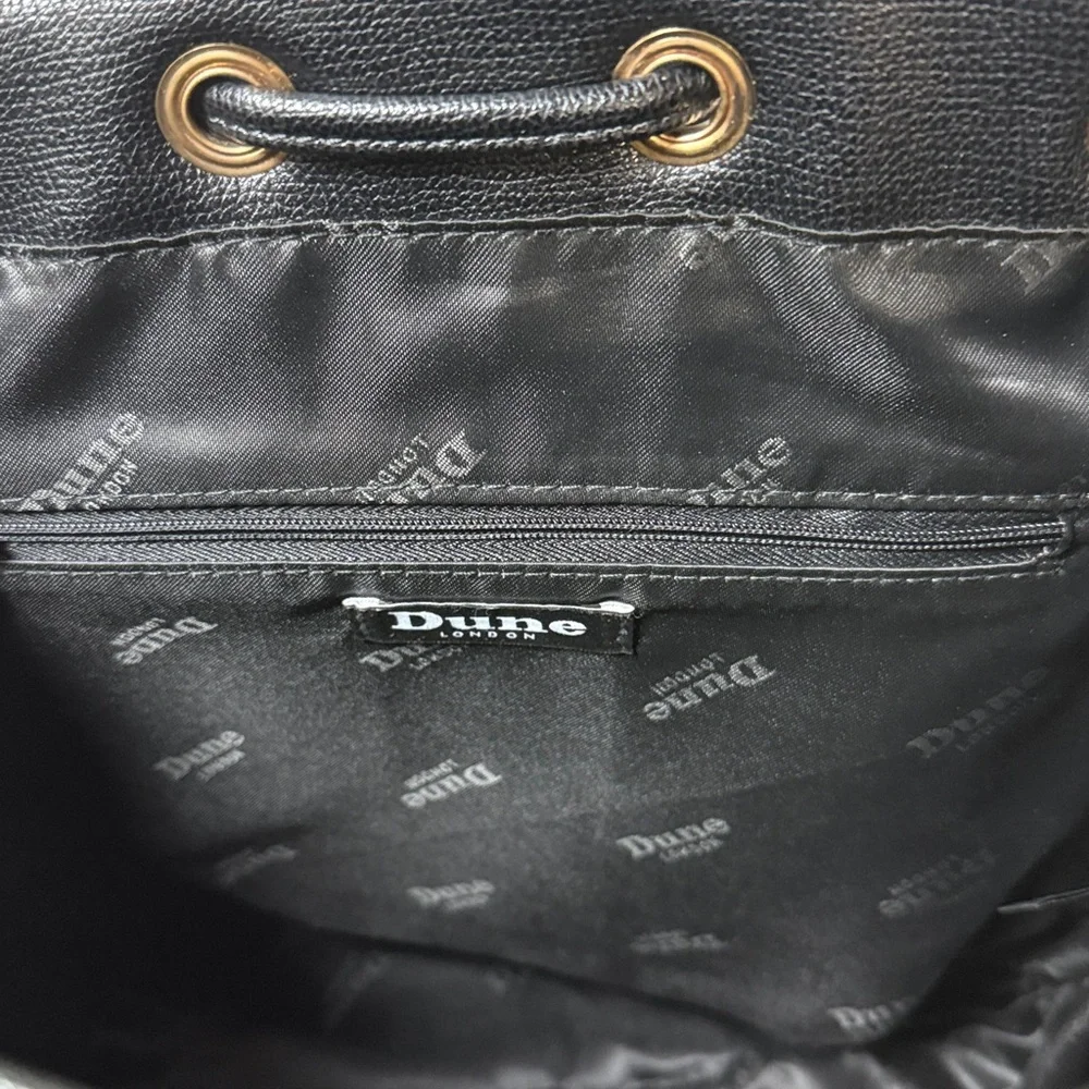 DUNE LONDON GENUINE CALF HAIR SAFFIANO LEATHER CHEETAH LEOPARD BACKPACK